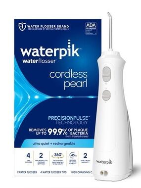 NEW Waterpik Cordless Pearl Water Flosser